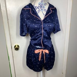 Garage satin pyjama set.